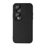 For Honor 90 Pro Carbon Fiber Texture Shockproof Phone Case(Black)
