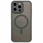 For iPhone 14 Pro Max MagSafe Magnetic TPU Hybrid PC Phone Case(Titanium Gray)