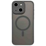 For iPhone 15 Plus MagSafe Magnetic TPU Hybrid PC Phone Case(Titanium Gray)