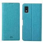 For Sharp Aquos Wish 3 ViLi DMX Series Shockproof TPU + PU Leather Magnetic Attraction Horizontal Flip Case(Blue)