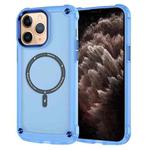 For iPhone 11 Pro Skin Feel TPU + PC MagSafe Magnetic Phone Case(Transparent Blue)