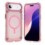 For iPhone 17 Air Skin Feel TPU + PC MagSafe Magnetic Phone Case(Transparent Pink)