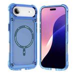 For iPhone 17 Air Skin Feel TPU + PC MagSafe Magnetic Phone Case(Transparent Blue)