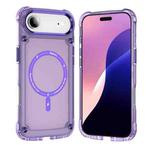 For iPhone 17 Air Skin Feel TPU + PC MagSafe Magnetic Phone Case(Transparent Purple)