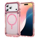 For iPhone 17 Pro Max Skin Feel TPU + PC MagSafe Magnetic Phone Case(Transparent Pink)