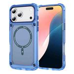 For iPhone 17 Pro Max Skin Feel TPU + PC MagSafe Magnetic Phone Case(Transparent Blue)