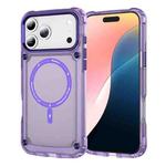 For iPhone 17 Pro Max Skin Feel TPU + PC MagSafe Magnetic Phone Case(Transparent Purple)