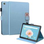 For Lenovo Tab M10 HD 10.1 Cartoon Buckle Leather Tablet Case(Blue)