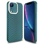 For iPhone XR Hollow Heat Dissipation TPU Phone Case(Green)
