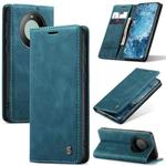 For Huawei Mate 60 CaseMe 013 Multifunctional Horizontal Flip Leather Phone Case(Blue)