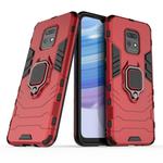 For Xiaomi Redmi 10X 5G PC + TPU Anti-fall Protective Case with Ring Holder(Red)