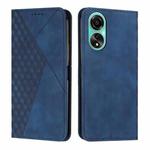 For OPPO A58 4G Diamond Splicing Skin Feel Magnetic Leather Phone Case(Blue)