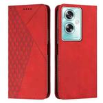 For OPPO A79 5G Diamond Splicing Skin Feel Magnetic Leather Phone Case(Red)