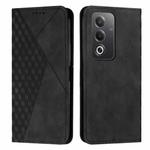 For OPPO A3 Pro Global Diamond Splicing Skin Feel Magnetic Leather Phone Case(Black)