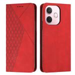 For OPPO A5 Pro 5G Global Diamond Splicing Skin Feel Magnetic Leather Phone Case(Red)