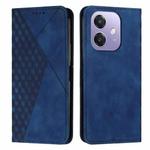 For OPPO A5x 5G Global Diamond Splicing Skin Feel Magnetic Leather Phone Case(Blue)