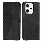For OPPO Reno14 Pro Global Diamond Splicing Skin Feel Magnetic Leather Phone Case(Black)