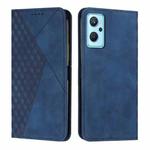 For Realme 9i 5G/V20 5G/V30t/V30 Diamond Splicing Skin Feel Magnetic Leather Phone Case(Blue)