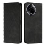 For Realme 11 5G Global/11x Diamond Splicing Skin Feel Magnetic Leather Phone Case(Black)