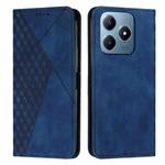 For Realme C63 Diamond Splicing Skin Feel Magnetic Leather Phone Case(Blue)