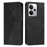 For Realme 14 / P3 5G / 14T 5G Diamond Splicing Skin Feel Magnetic Leather Phone Case(Black)
