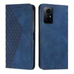 For Xiaomi Redmi Note 12S 4G Global Diamond Splicing Skin Feel Magnetic Leather Phone Case(Blue)