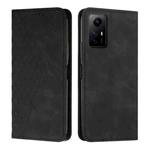 For Xiaomi Redmi Note 12S 4G Global Diamond Splicing Skin Feel Magnetic Leather Phone Case(Black)