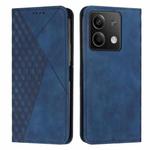 For Xiaomi Redmi Note 13 Diamond Splicing Skin Feel Magnetic Leather Phone Case(Blue)