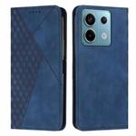 For Xiaomi Redmi Note 13 pro Diamond Splicing Skin Feel Magnetic Leather Phone Case(Blue)