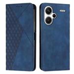 For Xiaomi Redmi Note 13 pro+ Diamond Splicing Skin Feel Magnetic Leather Phone Case(Blue)