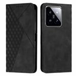 For Xiaomi 14 pro Diamond Splicing Skin Feel Magnetic Leather Phone Case(Black)
