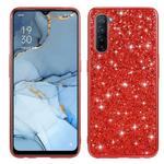 Glitter Powder Shockproof TPU Protective Case(Red)