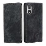 For CUBOT P60 RFID Anti-theft Brush Magnetic Leather Phone Case(Black)