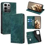 For Infinix Note 50 4G RFID Anti-theft Brush Magnetic Leather Phone Case(Green)