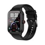 ET540 1.91 inch IP67 Waterproof Silicone Band Smart Watch, Support ECG / Non-invasive Blood Glucose Measurement(Black)