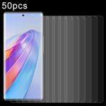 For Honor X50 50pcs 0.26mm 9H 2.5D Tempered Glass Film