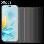 For Honor 200 Lite Global 50pcs 0.26mm 9H 2.5D Tempered Glass Film