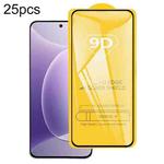 For Honor 400 / 400 Lite 25pcs 9D Full Glue Screen Tempered Glass Film