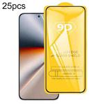 For Honor GT Pro 25pcs 9D Full Glue Screen Tempered Glass Film