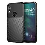 For Motorola Moto G8 Power Lite Thunderbolt Shockproof TPU Protective Soft Case(Black)