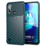 For Motorola Moto G8 Power Lite Thunderbolt Shockproof TPU Protective Soft Case(Green)