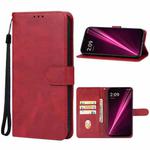 For T-Mobile REVVL 6x Leather Phone Case(Red)