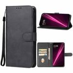 For T-Mobile REVVL 6x Leather Phone Case(Black)