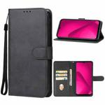 For T-Mobile Revvl 7 5G Leather Phone Case(Black)
