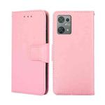For Blackview Oscal C30 Crystal Texture Leather Phone Case(Pink)