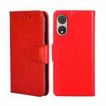 For CUBOT P60 Crystal Texture Leather Phone Case(Red)