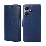 For Infinix Hot 30i 4G Crystal Texture Leather Phone Case(Royal Blue)