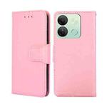 For Infinix Smart 7  HD Crystal Texture Leather Phone Case(Pink)