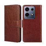 For Infinix Note 30 VIP 5G Crystal Texture Leather Phone Case(Brown)
