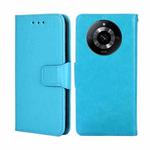 For Realme 11  5G Crystal Texture Leather Phone Case(Sky Blue)